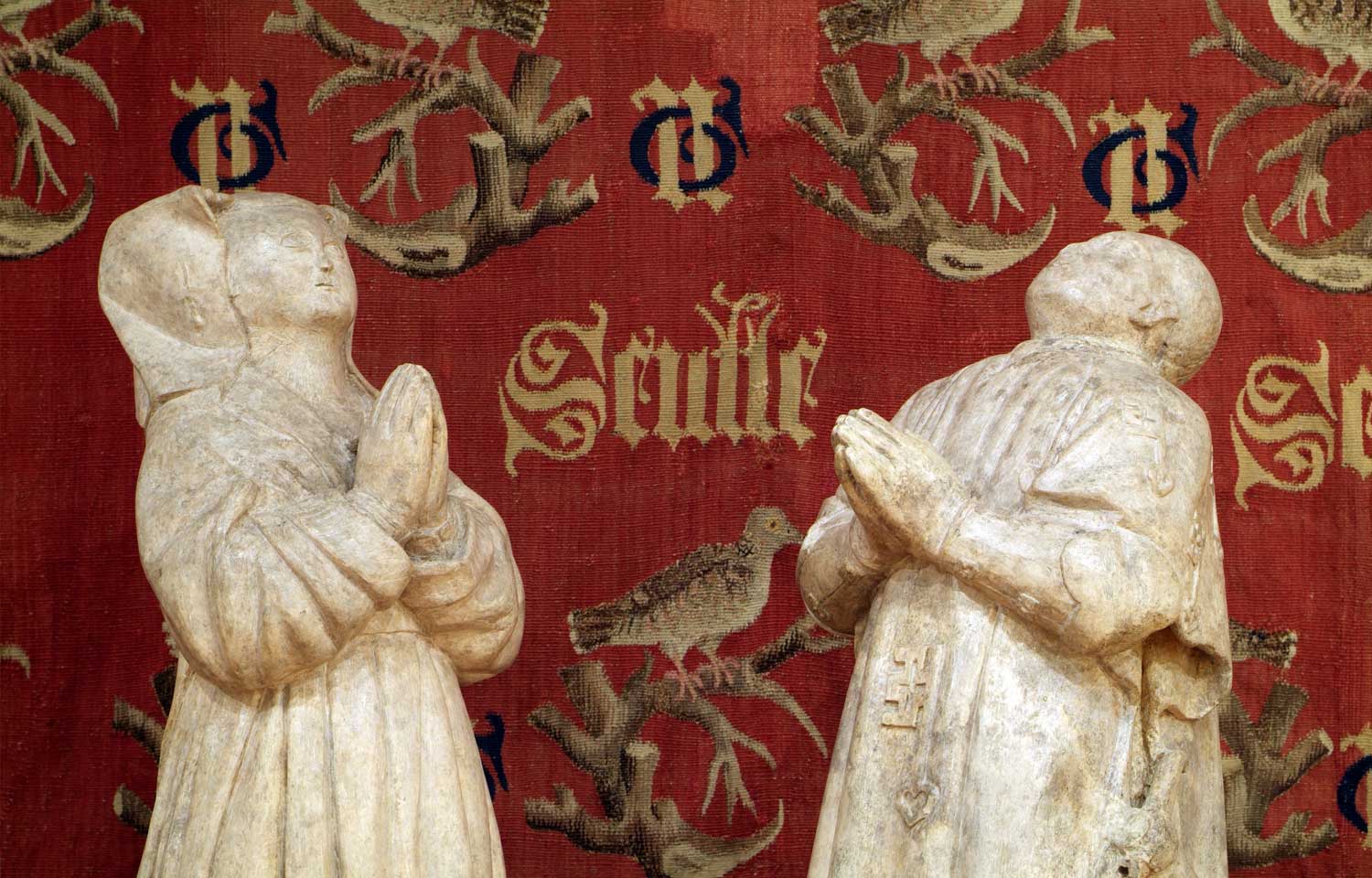 Guigone de Salins et Nicolas Rolin - fondateurs de l'Hôtel-Dieu de Beaune © Francis Vauban