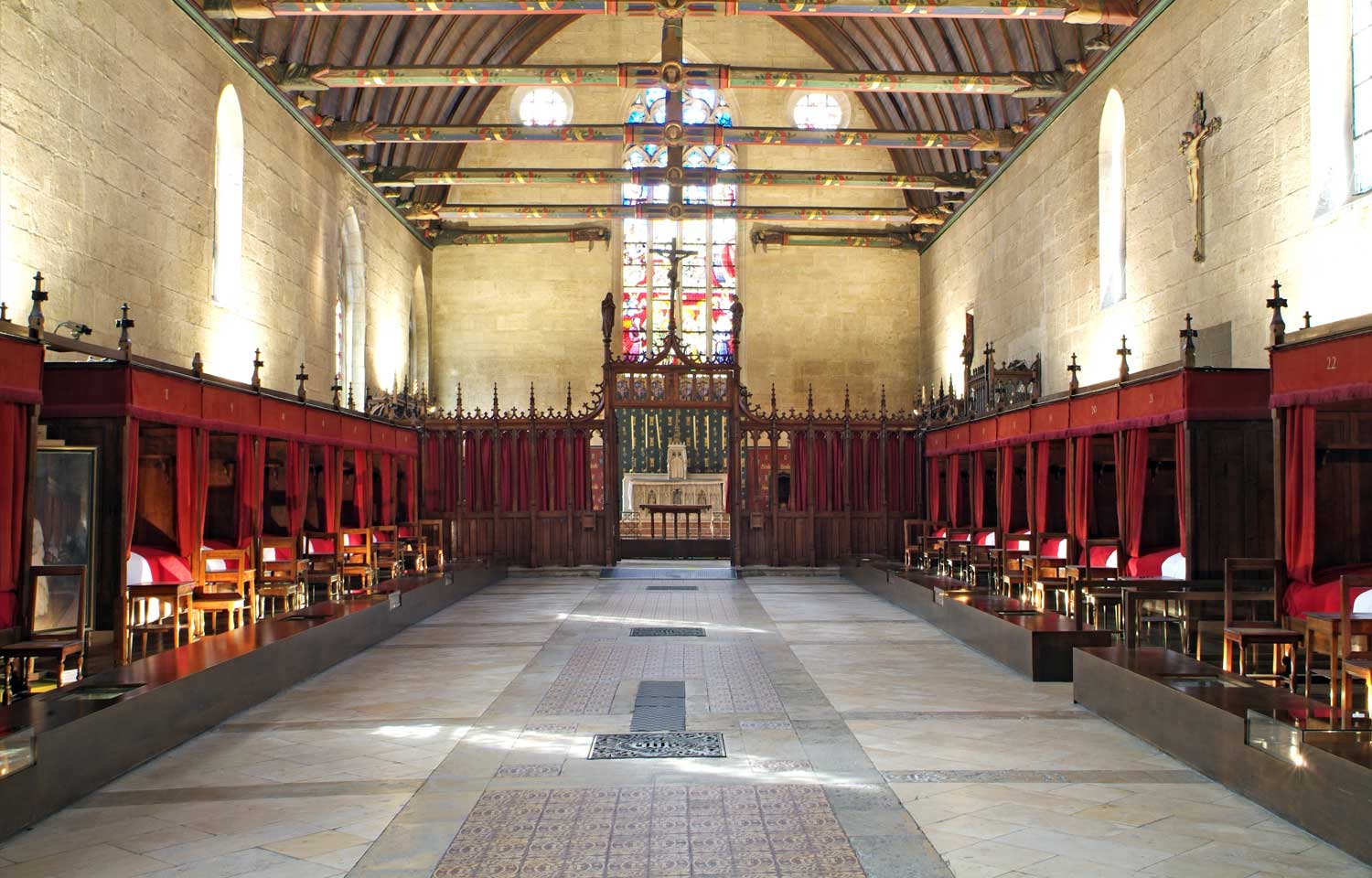 Salle des Pôvres de l'Hôtel-Dieu de Beaune © Francis Vauban