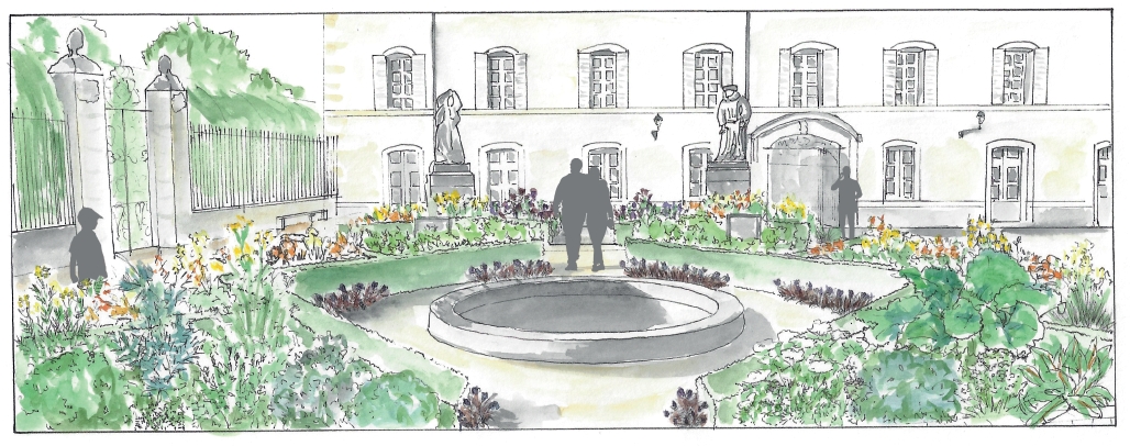 ÉCHOS POLYCHROMES : OUVERTURE DU JARDIN DE LA COUR DES FONDATEURS